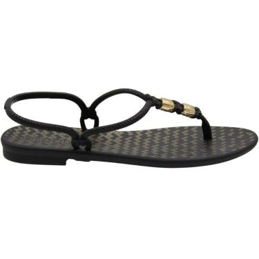 Imagem de Sandália Rasteira de Dedo Grendha Ternura Metalizada Feminina