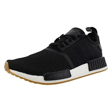Imagem de adidas Originals Tênis masculino NMD_R1 Legacy, Núcleo preto/preto / goma, 4