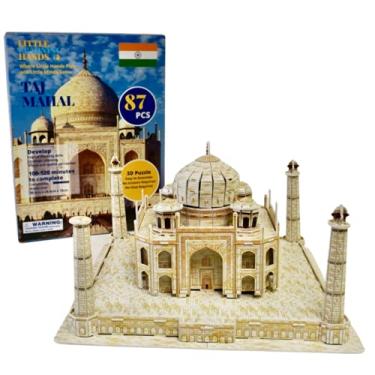 Imagem de Little Learning Hands Quebra-Cabeças 3D Para Adultos E Crianças, Quebra-Cabeça Do Taj Mahal Da Índia, Kit De Maquete Arquitetura, Presentes Aniversário Adolescentes