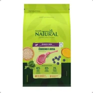 Imagem de Ração Guabi Natural Cordeiro e Aveia para Cães Adultos Raças Média - G