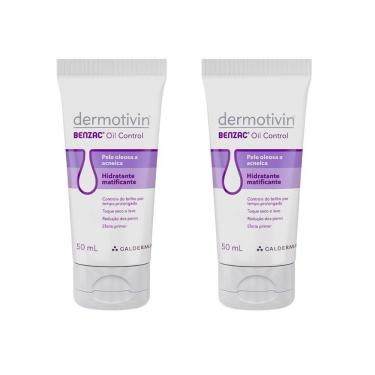 Imagem de Kit 2 Dermotivin Benzac Oil Control Hidratante Matificante 50ml