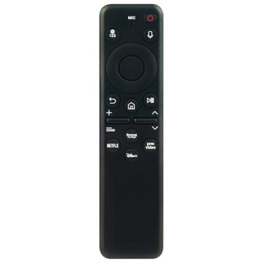 Imagem de Controle remoto de voz de substituição compatível com Samsung Q80D Q80C QN85C QLED 4K Smart Tizen TV QN50Q80DAFXZA QN85QN85CAFXZA QN55Q80DAFXZA QN65Q80DAFXZA QN75Q80DAFXZA QN55QN85CAFXZA ZA QN6