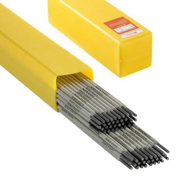 Imagem de TECWELD Hastes de solda E6013 1/20.3 cm 1 kg - Eletrodos de aço carbono com baixo respingo e fácil remoção de escória para soldagem ARC, reparo doméstico, construção