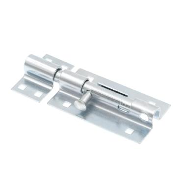 Imagem de Prime-Line U 117610 Porta e portão, trava de barril deslizante extra resistente, 14 cm com parafusos, zincado, resistente à ferrugem (pacote único)