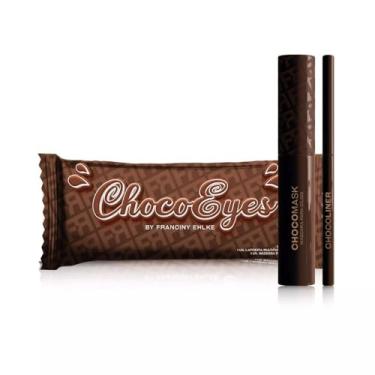 Imagem de KIT FRAN CHOCOEYES MÁSCARA CILIOS MARROM E LÁPIS MULTIFUNCIONAL BY FRANCINY EHLKE