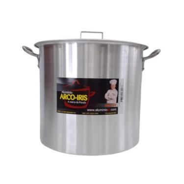 Imagem de CALDEIRAO HOTEL EXTRA Nº35 - CALDEIRÃO EM ALUMINIO COM TAMPA