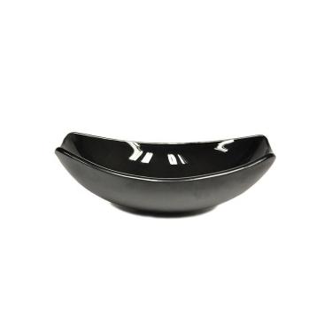 Imagem de Cuba De Vidro Oval Chanfrada 51Cm Preta