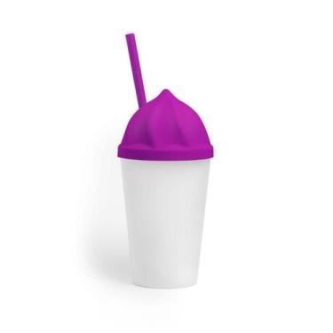 Imagem de Kit 20 Copo Sorvete Leitoso 550 ML - Biel Copos, Roxo