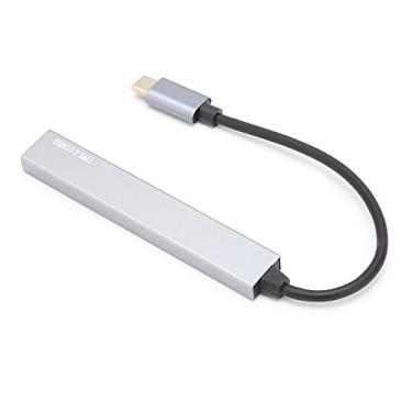 Imagem de Zhjvihx USB HUB, USB DOCKING ESTAÇÃO DE TRANSMISSÃO DE ALTA VELOCIDADE DE 5 Gbps Dissipaça DE Calor Efica para Todos OS Computadores DE Canal Tipo C