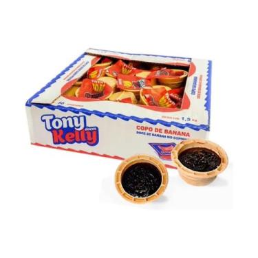 Imagem de Doce Copo Banana Tonykelly Cx 1,050Kg DOCES COSME E DAMIÃO - TONY KELL