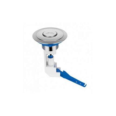 Imagem de Botão Acionamento Cromado Com Corrente Para Caixa Acoplada - Blukit ø32 A 64mm