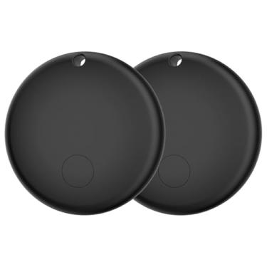 Imagem de Mini Air Tags Smart Tracker funciona com Apple Find My (apenas iOS), pacote com 2, IP67 impermeável, localizador de chaves e localizador de itens para chaves, bolsas, bagagem e mais (não é para
