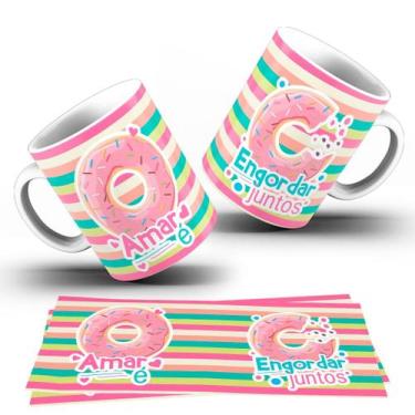 Imagem de Caneca Divertida Engraçada  Caneca de Porcelana 325ml Branca  Presente