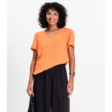 Imagem de Blusa Feminina Comfy Select Laranja, M, Laranja