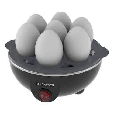 Imagem de Cozedor Ovos A Vapor Egg Ovos Perfeitos Rapidamente Portátil Cor Preto