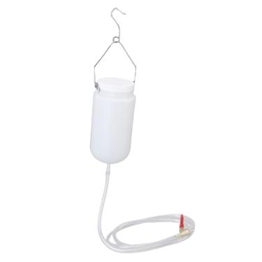 Imagem de Generic Tanque de Combustível Auxiliar, Tanque de Gasolina Auxiliar para Motocicleta, Ajuste Universal de 1 Litro Com Mangueira e Válvula de Corte para Ciclismo de Longa Distância