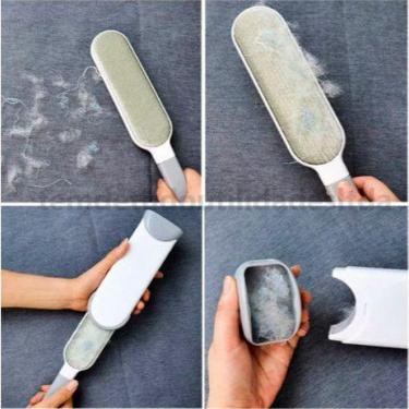 Imagem de Escova Removedora De Pelos Para Pets Cães Gatos Base Autolimpante Remo