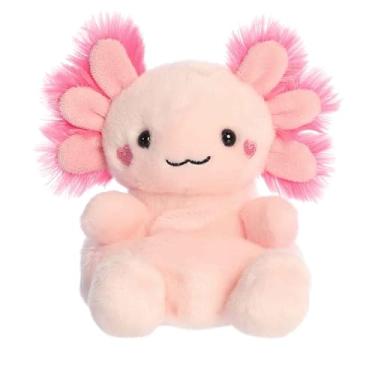 Imagem de Aurora® Adorable Palm Pals™ Xena Love Axolotl™ Stuffed Animal - Fun Seasonal Plush for Kids and Adult Collectors - Perfect for Decorating Rooms and Valentine's Day - Pink 5 Inches
