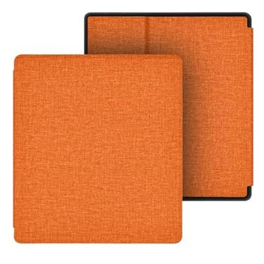 Imagem de Yzlvigrous Textura de Pano Capa para Kindle Oasis 9th/10th Gen 2017/2019, Capa Ultrafina com PC Back, Modelo: CW24WI/S8IN4O, Tampa de 7 Polegadas com Recurso de Agueira do Sono Auto