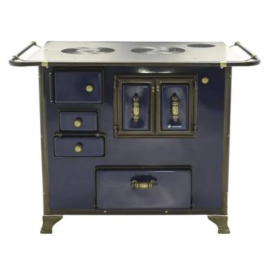Imagem de Fogão a Lenha Barroco Gabinete Venâncio 03 Azul FL3GBRCX