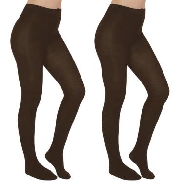 Imagem de Kit 2 Meias-Calças Selene Inverno Fio 80 Feminina