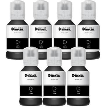 Imagem de Kit 7 Tintas Para Epson L4160 L4150 T504 L6171 L6161 L6191 T504 - Bulk