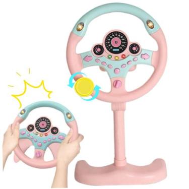 Imagem de Volante de brinquedo, volante simulado para crianças com música - Marc