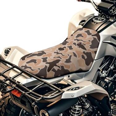 Imagem de gearider Capas de assento Duck Camo ATV capa de assento de quatro rodas impermeável poliéster Powersports capas de assento universal para a maioria dos quadriciclos