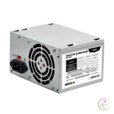 Imagem de Fonte ATX 230WATTS Brazil-PC/Tronos/Maxxtro/Kemex - 20/24 Pinos