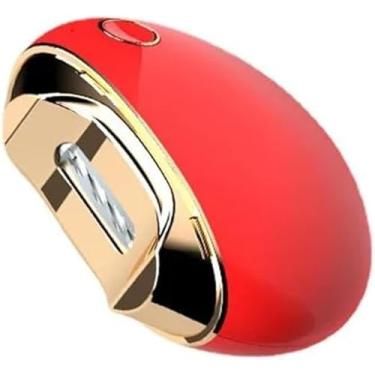Imagem de Cortador de Unha Automático Elétrico, Recarregável USB, com Luz LED, Vermelho e Dourado, 8x8cm, para Crianças e Idosos, Multifuncional com Lixa