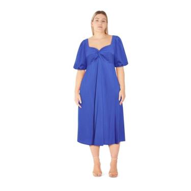 Imagem de City Chic Vestido feminino - Makenzie, Azul-celeste, 25 Plus Size