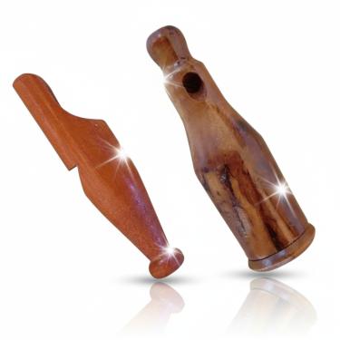 Imagem de 2 Apitos Premium Rola E Apito Profissional Madeira Jacutinga