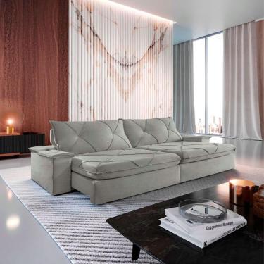 Imagem de Sofá Apollo Linho 02 Módulos 120 Cm B25cm Meu Sofá Online A230 Linho Cinza