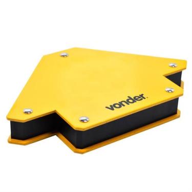 Imagem de Esquadro Magnético Para Solda 10kg Vonder, Amarelo
