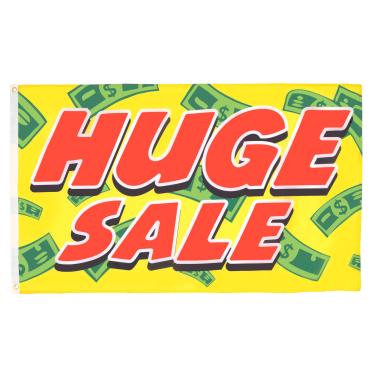 Imagem de AZ FLAG - Grande bandeira de venda - 3 x 5 pés - Banner de vendas de poliéster 100D com dois ilhós de metal - Resistente ao desbotamento - Cores vivas - 90 cm x 1,5 m - 150 x 90 cm