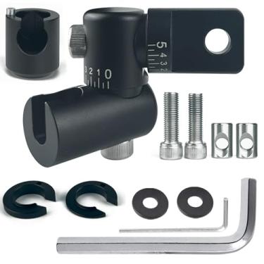 Imagem de FANOWZUO Adaptador de montagem de desconexão rápida para arco composto para arco e flecha – Barra V ajustável, leve, fácil instalação, estabilizador de arco de tiro com arco para caça e tiro ao alvo