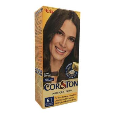 Imagem de Coloração Creme Cor & Ton Niely Louro Escuro Acinzentado 6.1 - Cor&Ton