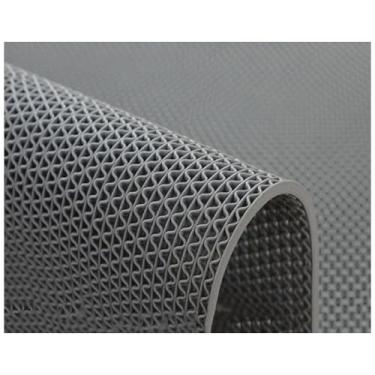 Imagem de SPXMQSS Tapetes externos para jardim, tapete antiderrapante lavável para cozinha, jardim, tapete de drenagem a céu aberto de PVC, resistente ao desgaste, para deck, varanda, varanda, banheiro cinza 90