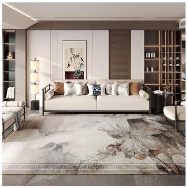 Imagem de SPXMQSS Tapete de sala de estar, tapete para quarto com suporte antiderrapante, tapete lavável de pelo baixo para sala de estar, quarto, sala de jantar, escritório C 200 x 250 cm