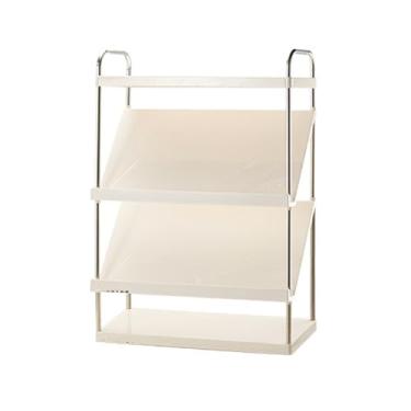 Imagem de SPXMQSS Sapateira para entrada, armário de armazenamento de sapatos com economia de espaço, organizador de sapatos inclinado estreito para sala de estar, corredor, quarto, fácil de montar bege 4