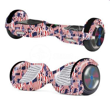 Imagem de Hoverboard Infantil Skate Elétrico Adesivado America Led USA