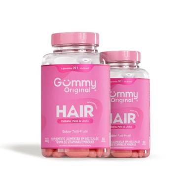 Imagem de Kit 2 Gummy Hair Vitamin Cabelos Unhas Tutti-Frutti 60 Gomas