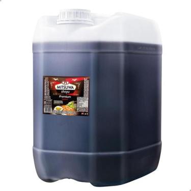 Imagem de Molho Shoyu Premium Mitsuwa Galão 20 Litros Uso Profissional Para Sush
