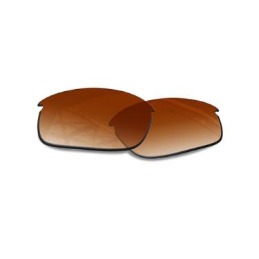 Imagem de SmartVLT Lentes masculinas de substituição gradiente marrom para óculos de sol Oakley Bottlecap