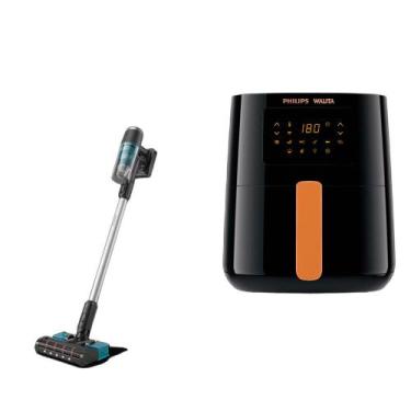 Imagem de Aspirador Vertical Aqua + Airfryer Wi-Fi Série 5000 - Philips Walita, 