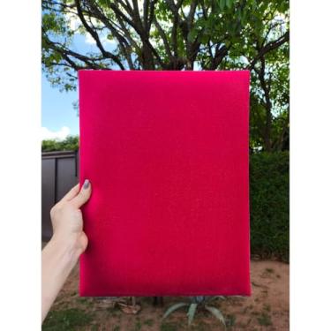 Imagem de Cabeceira Modular Estofada para Cama – Kit com 6, 8 ou 10 Módulos | Design Moderno, Conforto e Facilidade de Instalação | Ideal para Solteiro, Casal, Queen e King Size(Vermelho - Suede,6)