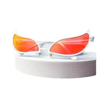 Imagem de Óculos De Sol Unissex Donquixote Doflamingo PVC Com Lente Cat Eye, Ócu