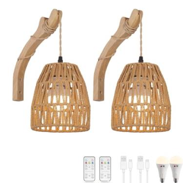 Imagem de Luminária de parede longa, curva e decorativa para interiores, LED, preta, linear, regulável com controle remoto, arandela redonda com 2 lâmpadas, estilo art déco, luminária de cabeceira, 30