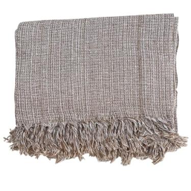 Imagem de Manta Para Sofá Decoração(Bege mesclado)