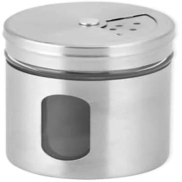 Imagem de Porta Tempero Saleiro Pimenteiro Inox Regulagem